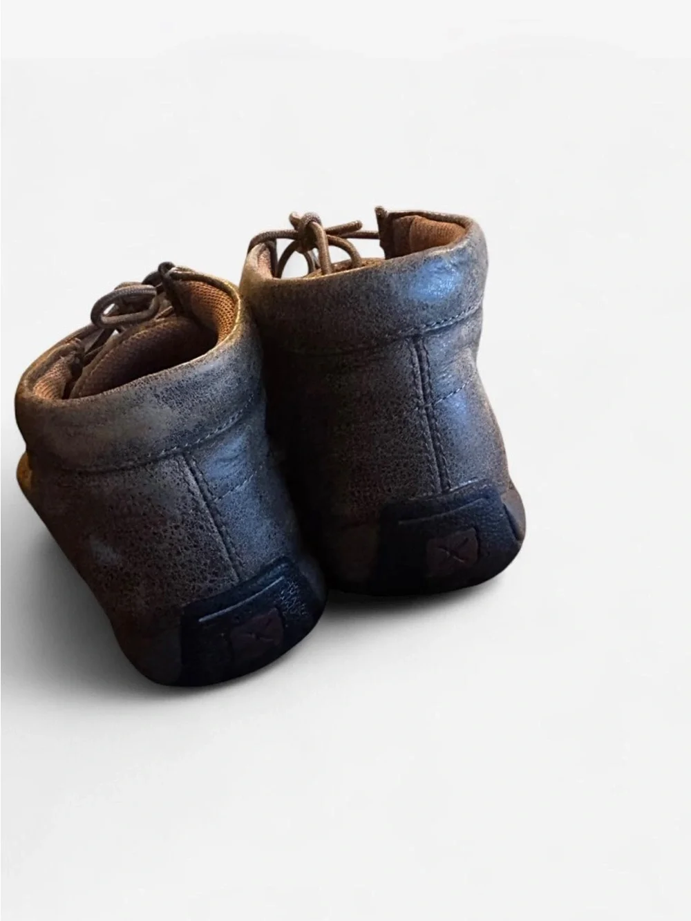 Twisted X Brown Suede Chukka Moc Toe Boots